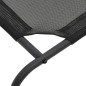 vidaXL Erhöhtes Hundebett Schwarz S Textilene vidaXL Erhöhtes Hundebett Schwarz S Textilene