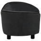 vidaXL Hundesofa Schwarz 69x49x40 cm Plüsch vidaXL Hundesofa Schwarz 69x49x40 cm Plüsch
