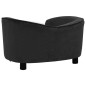 vidaXL Hundesofa Schwarz 69x49x40 cm Plüsch vidaXL Hundesofa Schwarz 69x49x40 cm Plüsch