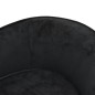 vidaXL Hundesofa Schwarz 69x49x40 cm Plüsch vidaXL Hundesofa Schwarz 69x49x40 cm Plüsch