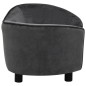 vidaXL Hundesofa Dunkelgrau 69x49x40 cm Plüsch vidaXL Hundesofa Dunkelgrau 69x49x40 cm Plüsch