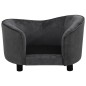 vidaXL Hundesofa Dunkelgrau 69x49x40 cm Plüsch vidaXL Hundesofa Dunkelgrau 69x49x40 cm Plüsch