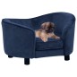 vidaXL Hundesofa Blau 69x49x40 cm Plüsch vidaXL Hundesofa Blau 69x49x40 cm Plüsch