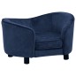 vidaXL Hundesofa Blau 69x49x40 cm Plüsch vidaXL Hundesofa Blau 69x49x40 cm Plüsch