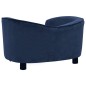 vidaXL Hundesofa Blau 69x49x40 cm Plüsch vidaXL Hundesofa Blau 69x49x40 cm Plüsch