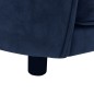 vidaXL Hundesofa Blau 69x49x40 cm Plüsch vidaXL Hundesofa Blau 69x49x40 cm Plüsch
