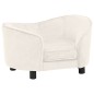 vidaXL Hundesofa Creme 69x49x40 cm Plüsch vidaXL Hundesofa Creme 69x49x40 cm Plüsch