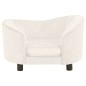 vidaXL Hundesofa Creme 69x49x40 cm Plüsch vidaXL Hundesofa Creme 69x49x40 cm Plüsch