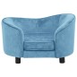 vidaXL Hundesofa Türkis 69x49x40 cm Plüsch vidaXL Hundesofa Türkis 69x49x40 cm Plüsch