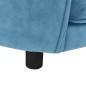 vidaXL Hundesofa Türkis 69x49x40 cm Plüsch vidaXL Hundesofa Türkis 69x49x40 cm Plüsch