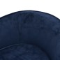 vidaXL Hundesofa Blau 69x49x40 cm Plüsch und Kunstleder vidaXL Hundesofa Blau 69x49x40 cm Plüsch und Kunstleder