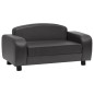 vidaXL Hundesofa Dunkelgrau 80x50x40 cm Kunstleder vidaXL Hundesofa Dunkelgrau 80x50x40 cm Kunstleder
