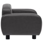 vidaXL Hundesofa Dunkelgrau 80x50x40 cm Kunstleder vidaXL Hundesofa Dunkelgrau 80x50x40 cm Kunstleder