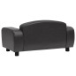 vidaXL Hundesofa Dunkelgrau 80x50x40 cm Kunstleder vidaXL Hundesofa Dunkelgrau 80x50x40 cm Kunstleder