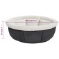 vidaXL Hundebett 59x59x24 cm Grau vidaXL Hundebett 59x59x24 cm Grau