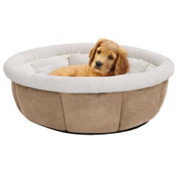 vidaXL Hundebett 59x59x24 cm Beige