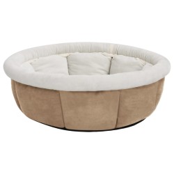 vidaXL Hundebett 59x59x24 cm Beige