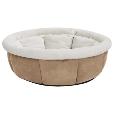 vidaXL Hundebett 59x59x24 cm Beige