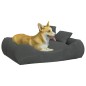 vidaXL Hundebett mit Kissen Dunkelgrau 75x58x18 cm Oxford-Gewebe vidaXL Hundebett mit Kissen Dunkelgrau 75x58x18 cm Oxford-Gewebe