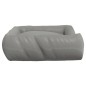 vidaXL Hundebett mit Kissen Grau 75x58x18 cm Oxford-Gewebe vidaXL Hundebett mit Kissen Grau 75x58x18 cm Oxford-Gewebe