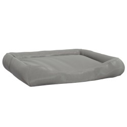 vidaXL Hundebett mit Kissen Grau 115x100x20 cm Oxford-Gewebe