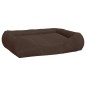 vidaXL Hundebett mit Kissen Braun 75x58x18 cm Oxford-Gewebe vidaXL Hundebett mit Kissen Braun 75x58x18 cm Oxford-Gewebe