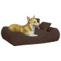 vidaXL Hundebett mit Kissen Braun 75x58x18 cm Oxford-Gewebe vidaXL Hundebett mit Kissen Braun 75x58x18 cm Oxford-Gewebe