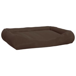 vidaXL Hundebett mit Kissen Braun 89x75x19 cm Oxford-Gewebe