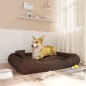 vidaXL Hundebett mit Kissen Braun 115x100x20 cm Oxford-Gewebe vidaXL Hundebett mit Kissen Braun 115x100x20 cm Oxford-Gewebe