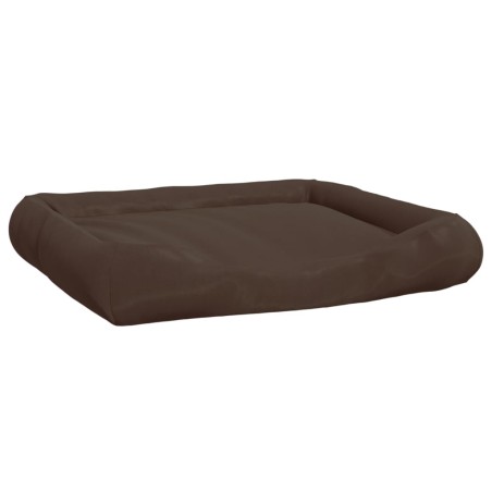 vidaXL Hundebett mit Kissen Braun 115x100x20 cm Oxford-Gewebe