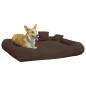 vidaXL Hundebett mit Kissen Braun 115x100x20 cm Oxford-Gewebe vidaXL Hundebett mit Kissen Braun 115x100x20 cm Oxford-Gewebe