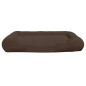 vidaXL Hundebett mit Kissen Braun 115x100x20 cm Oxford-Gewebe vidaXL Hundebett mit Kissen Braun 115x100x20 cm Oxford-Gewebe