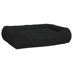 vidaXL Hundebett mit Kissen Schwarz 75x58x18 cm Oxford-Gewebe