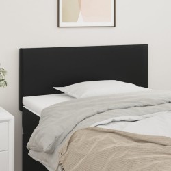 Kopfteil Schwarz 90x5x78/88 cm Kunstleder