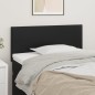 Kopfteil Schwarz 90x5x78/88 cm Kunstleder