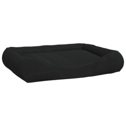 vidaXL Hundebett mit Kissen Schwarz 89x75x19 cm Oxford-Gewebe