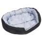 vidaXL Hundekissen Wendbar und Waschbar Grau und Schwarz 110x80x23 cm vidaXL Hundekissen Wendbar und Waschbar Grau und Schwarz 110x80x23 cm
