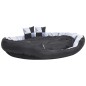 vidaXL Hundekissen Wendbar und Waschbar Grau und Schwarz 150x120x25 cm vidaXL Hundekissen Wendbar und Waschbar Grau und Schwarz 150x120x25 cm