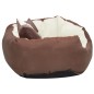 vidaXL Hundekissen Wendbar und Waschbar Braun und Creme 65x50x20 cm vidaXL Hundekissen Wendbar und Waschbar Braun und Creme 65x50x20 cm