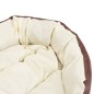 vidaXL Hundekissen Wendbar und Waschbar Braun und Creme 85x70x20 cm vidaXL Hundekissen Wendbar und Waschbar Braun und Creme 85x70x20 cm