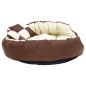 vidaXL Hundekissen Wendbar und Waschbar Braun und Creme 110x80x23 cm vidaXL Hundekissen Wendbar und Waschbar Braun und Creme 110x80x23 cm