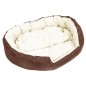 vidaXL Hundekissen Wendbar und Waschbar Braun und Creme 110x80x23 cm vidaXL Hundekissen Wendbar und Waschbar Braun und Creme 110x80x23 cm