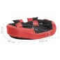 vidaXL Hundekissen Wendbar und Waschbar Rot und Schwarz 110x80x23 cm vidaXL Hundekissen Wendbar und Waschbar Rot und Schwarz 110x80x23 cm