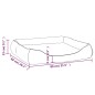 vidaXL Hundebett Dunkelblau 80x68x23 cm Kunstleder vidaXL Hundebett Dunkelblau 80x68x23 cm Kunstleder