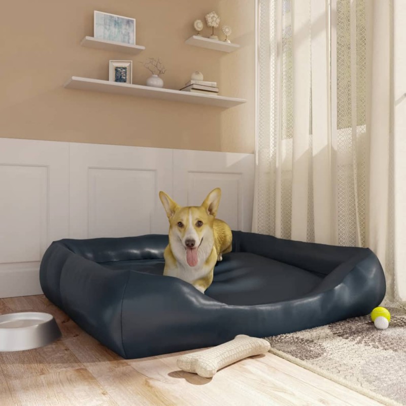 vidaXL Hundebett Dunkelblau 120x100x27 cm Kunstleder vidaXL Hundebett Dunkelblau 120x100x27 cm Kunstleder