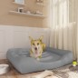 vidaXL Hundebett Hellgrau 80x68x23 cm Kunstleder vidaXL Hundebett Hellgrau 80x68x23 cm Kunstleder