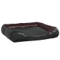 vidaXL Hundebett Schwarz/Braun 120x100x27 cm Kunstleder vidaXL Hundebett Schwarz/Braun 120x100x27 cm Kunstleder