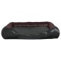 vidaXL Hundebett Schwarz/Braun 120x100x27 cm Kunstleder vidaXL Hundebett Schwarz/Braun 120x100x27 cm Kunstleder
