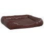 vidaXL Hundebett Braun 105x80x25 cm Kunstleder vidaXL Hundebett Braun 105x80x25 cm Kunstleder