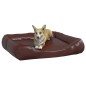 vidaXL Hundebett Braun 105x80x25 cm Kunstleder vidaXL Hundebett Braun 105x80x25 cm Kunstleder